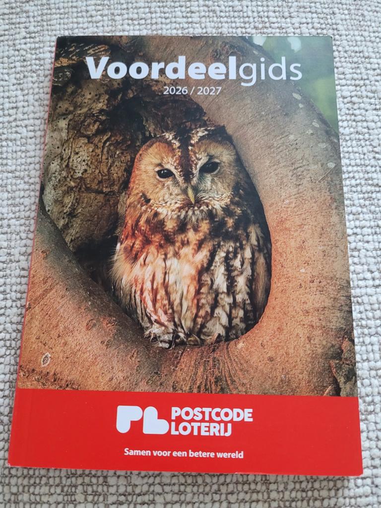 Voordeelgids Postcode Loterij 2026/2027 - Ruim 170 voordelen, Nieuw, Postcode Loterij, Ophalen of Verzenden, Catalogus