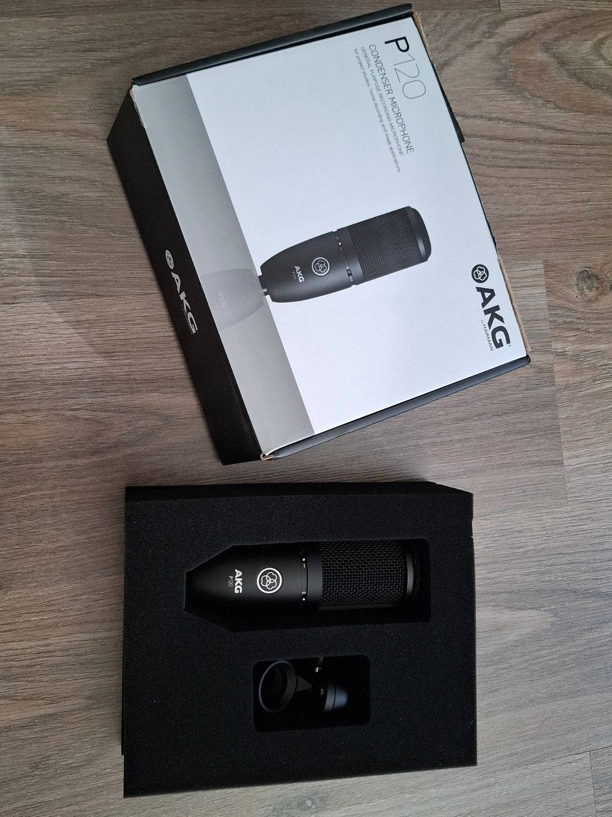 AKG P120 Condensator Microfoon | Studiomicrofoon | Zang | Re, Ophalen of Verzenden, Zo goed als nieuw, Studiomicrofoon