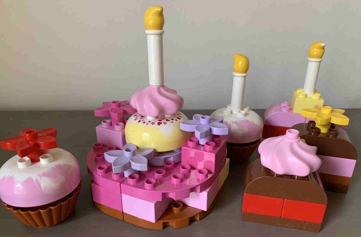 Duplo 6785 - Taartjes en cupcakes, Ophalen of Verzenden, Gebruikt, Complete set, Duplo