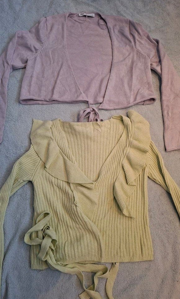 Dames tops lichtgroen en lila XL, Kleding | Dames, Zara, Maat 42/44 (L), Ophalen of Verzenden, Zo goed als nieuw