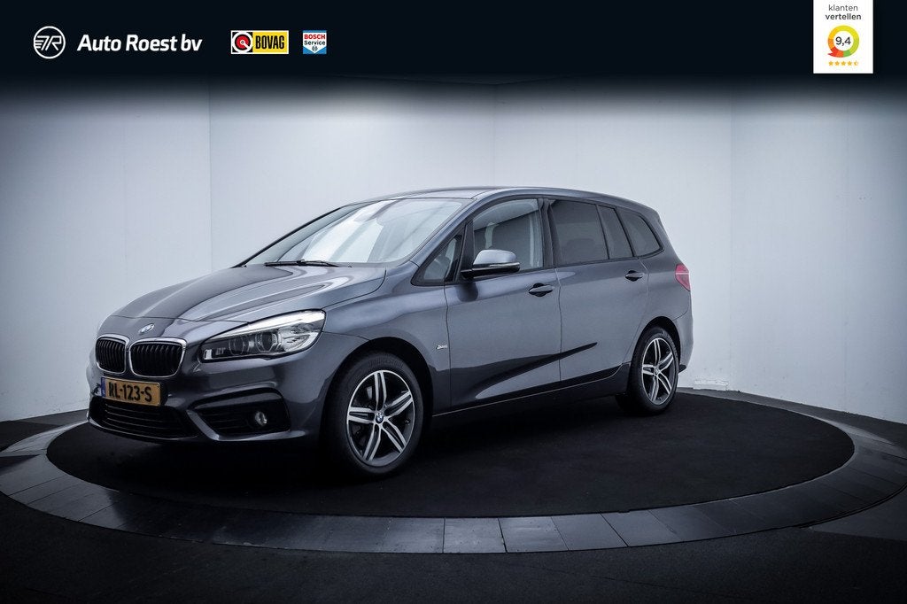 BMW 2 Serie Gran Tourer 218iA 7P SPORT-LINE FULL LED | NAVI, Gebruikt, 2-Serie Gran Tourer, 7 stoelen, Origineel Nederlands