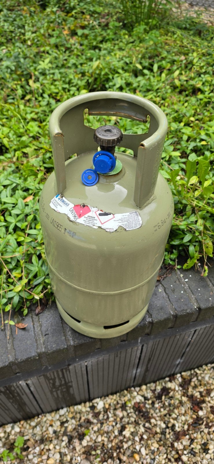Gasfles gekeurd tot 2031 - 6.8kg, Ophalen, Gebruikt, Onbekend