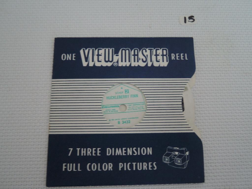 Viewmaster schijfje van Huckleberry Finn (15), Ophalen of Verzenden, Gebruikt
