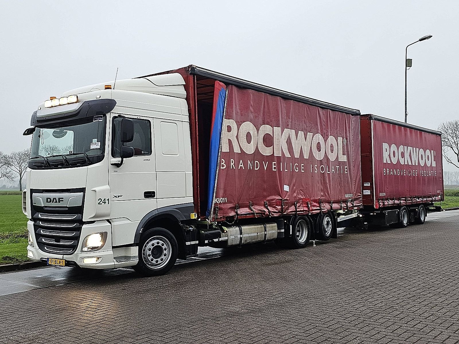 DAF XF 450 fan 6x2 steeraxle, Auto's, Vrachtwagens, Automaat, Euro 6, Wit, Origineel Nederlands