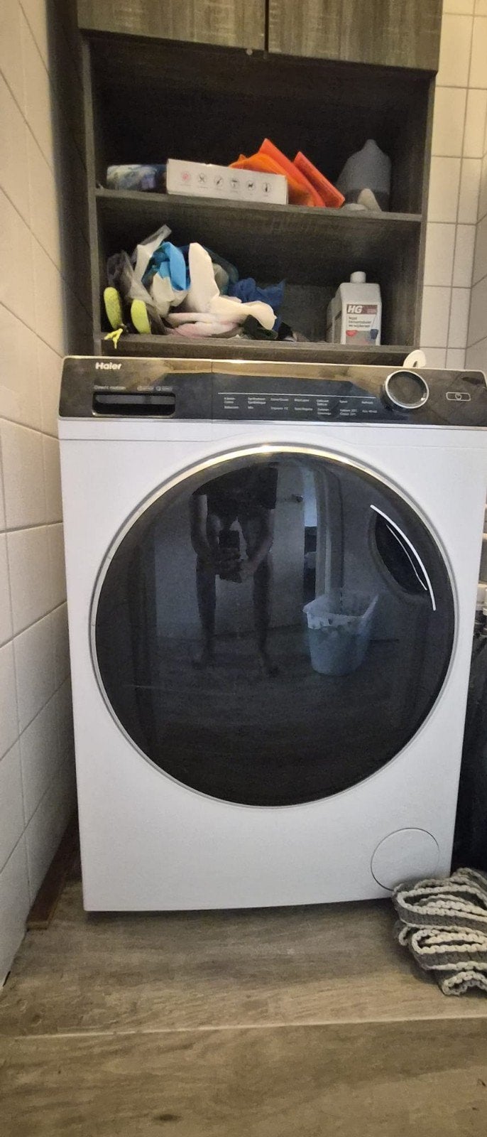 Haier wasmachine 10kg - Zo goed als nieuw, 10 kg of meer, Ophalen of Verzenden, Zo goed als nieuw, Voorlader