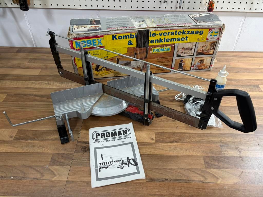Nobex Proman PRM-110 verstekzaag (goede kwaliteit), Ophalen, Gebruikt
