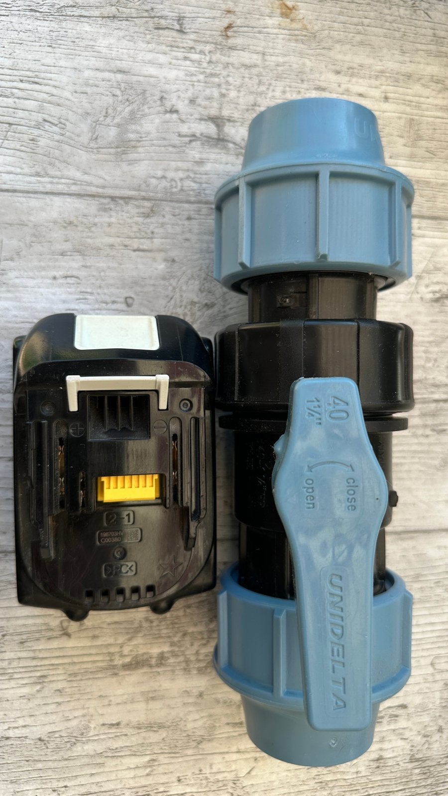 UNIDELTA Tyleen koppeling, PP fitting, kogelkraan 63mm, Ophalen of Verzenden, Nieuw, Tuinslangkoppeling