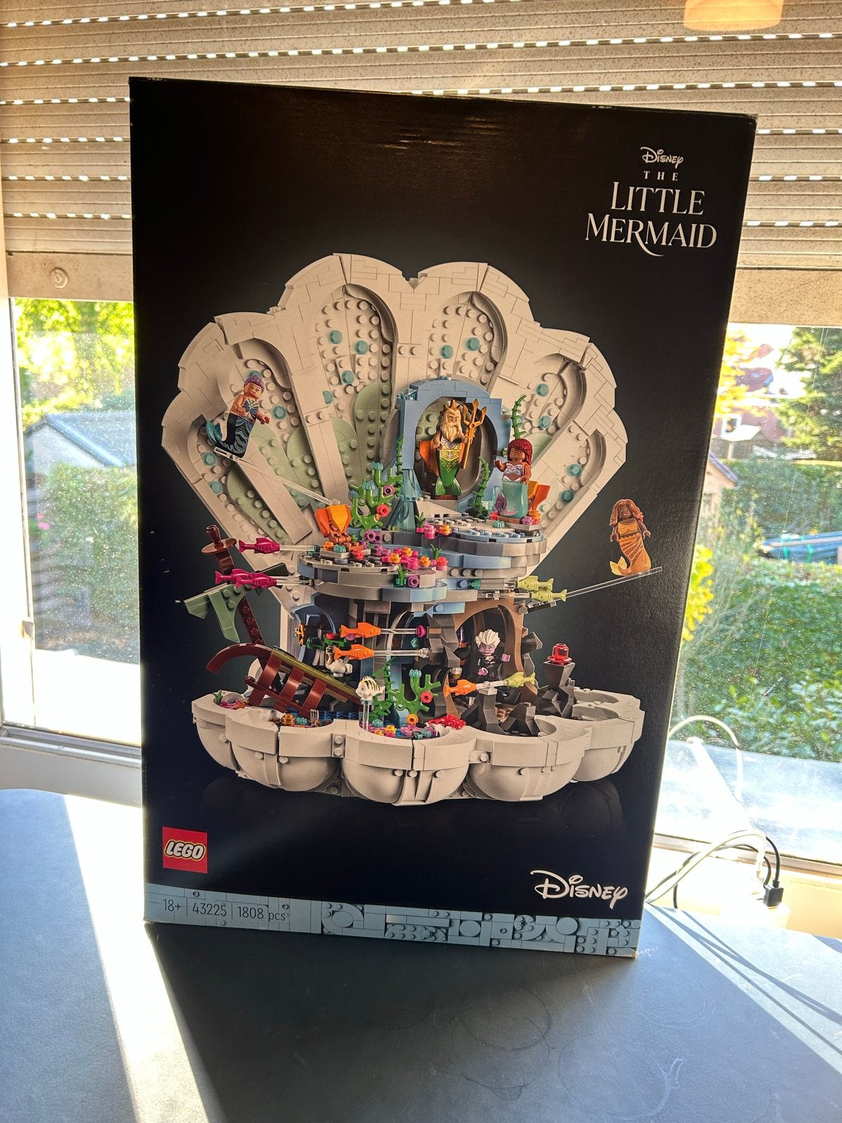LEGO Disney De Kleine Zeemeermin Schelp Paleis 43225, Lego, Ophalen of Verzenden, Zo goed als nieuw, Compleet
