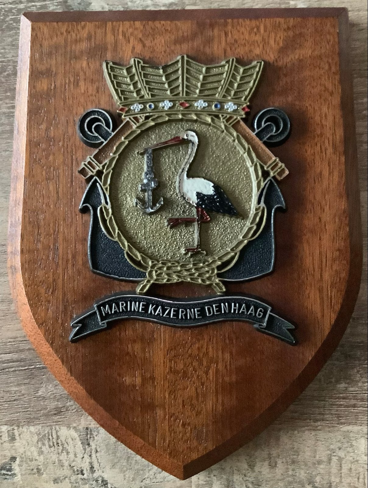 Marine Kazerne Den Haag Wapenschild, Ophalen of Verzenden