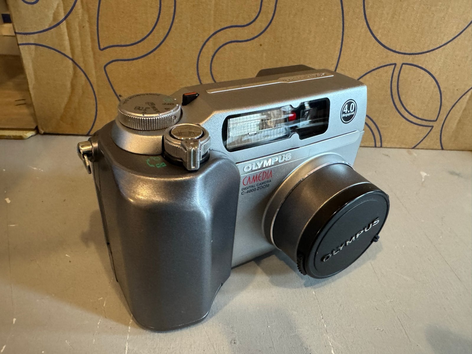 Olympus CAMEDIA C-4000 Zoom Compleet met Originele Bon, Audio, Tv en Foto, Fotocamera's Digitaal, Ingebouwde flitser, Gebruikt
