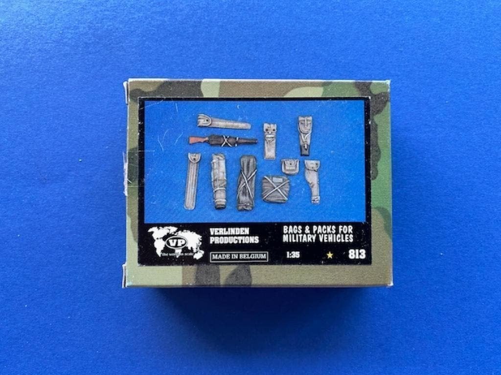 verlinden 813 BAGS & PACKS for military vehicles AFV 1/35, Ophalen of Verzenden, Nieuw, 1:35 tot 1:50