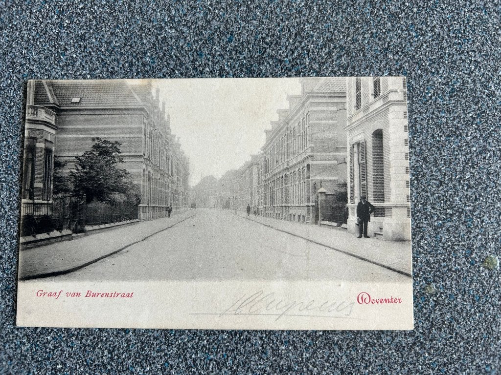 Ansichtkaart Deventer, Verzamelen, Ansichtkaarten | Nederland, Ophalen, Voor 1920, Gelopen, Overijssel