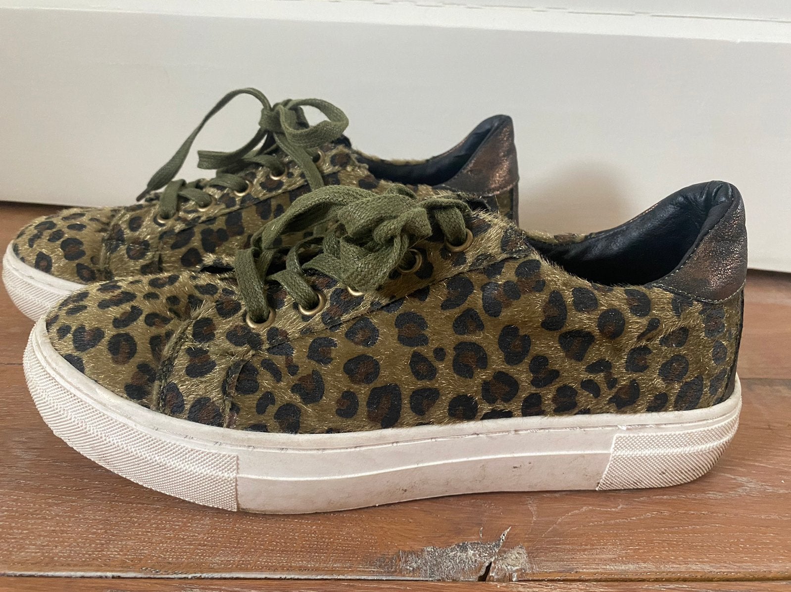 Groene panter sneakers Maat 39  Merk Your Story, Ophalen of Verzenden, Groen, Sneakers of Gympen, Zo goed als nieuw