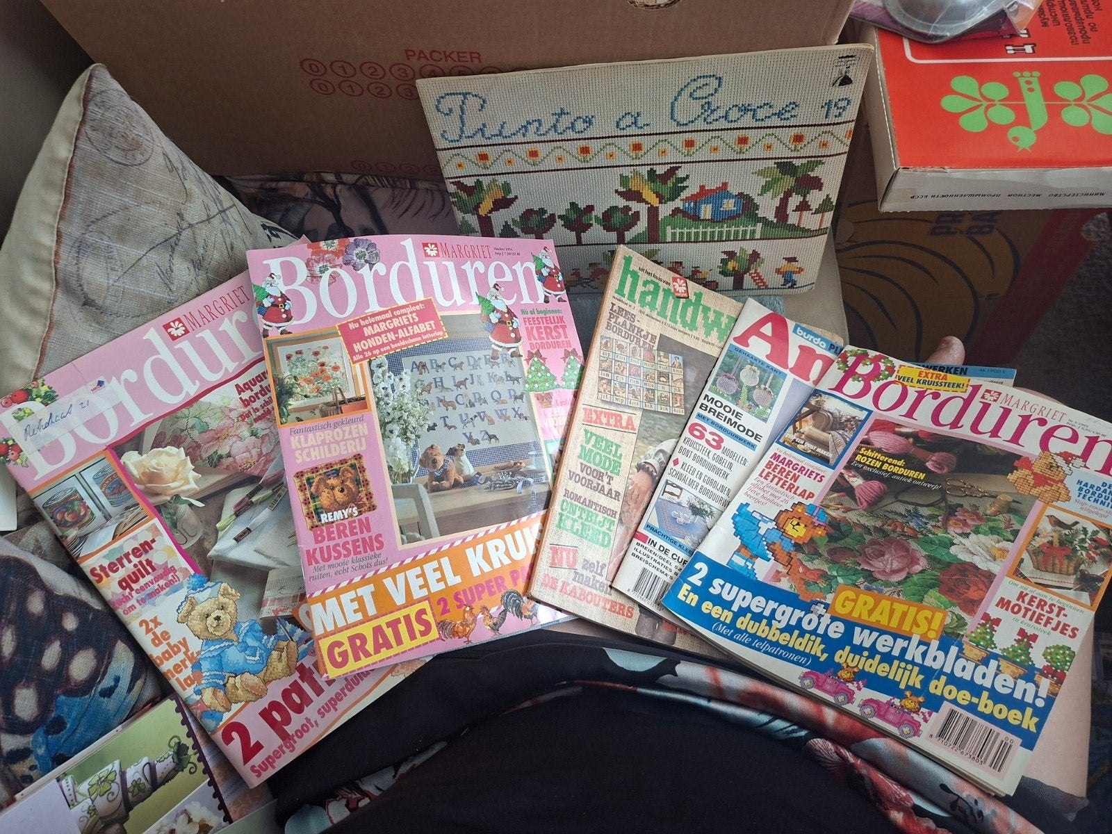 Borduur boekjes (3), Ophalen of Verzenden, Patroon
