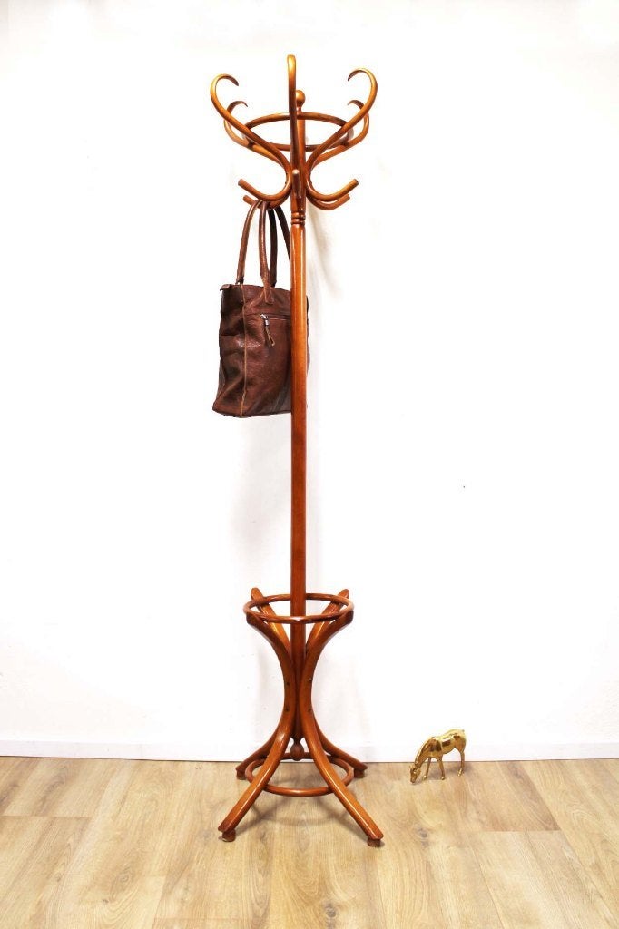 Houten vintage kapstok - Thonet stijl. Klassiek - antieklook, Ophalen, O, O, Staande kapstok
