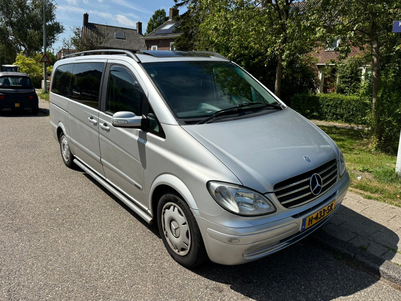 Mercedes-Benz Viano 3.2 V6 AUT LANG 8P BULLBARS OPEN DAK!, Automaat, 8 stoelen, Overige carrosserieën, 2000 kg
