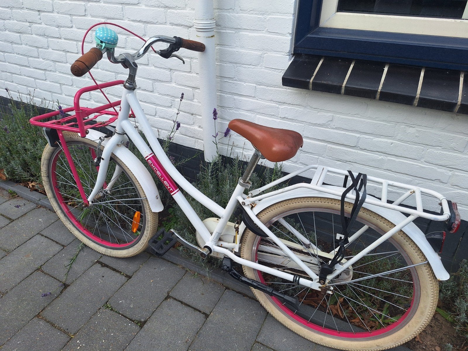 Volare Excellent Meisjesfiets 24 inch, Terugtraprem, Handrem, Gebruikt, 24 inch