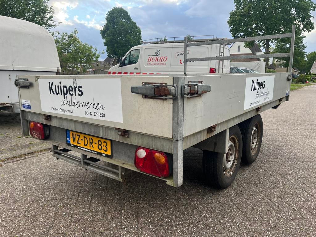 SALLAS Plateauwagen 275x160 2000KG, Ophalen, Gebruikt
