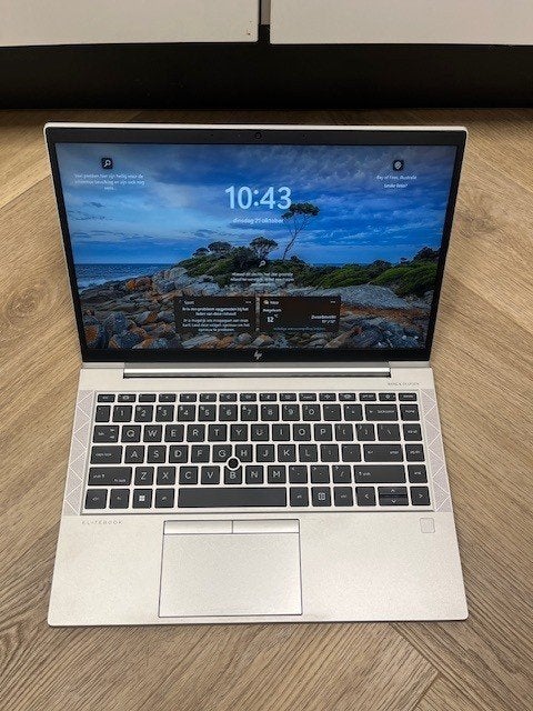 Snelle HP Elitebook 845 G8, Ryzen 5, 16GB, 256GB, W11, Hp, 256 GB, 2 tot 3 Ghz, Qwerty