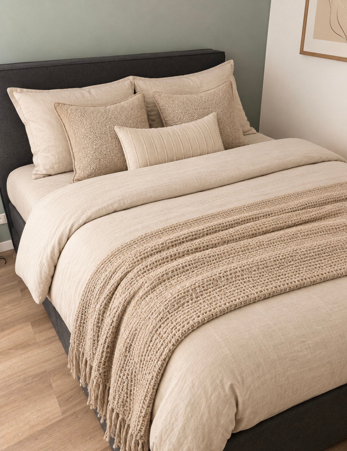 Boxspring (tweepersoons) zo goed als nieuw, Ophalen, Tweepersoons, Zo goed als nieuw, 180 cm
