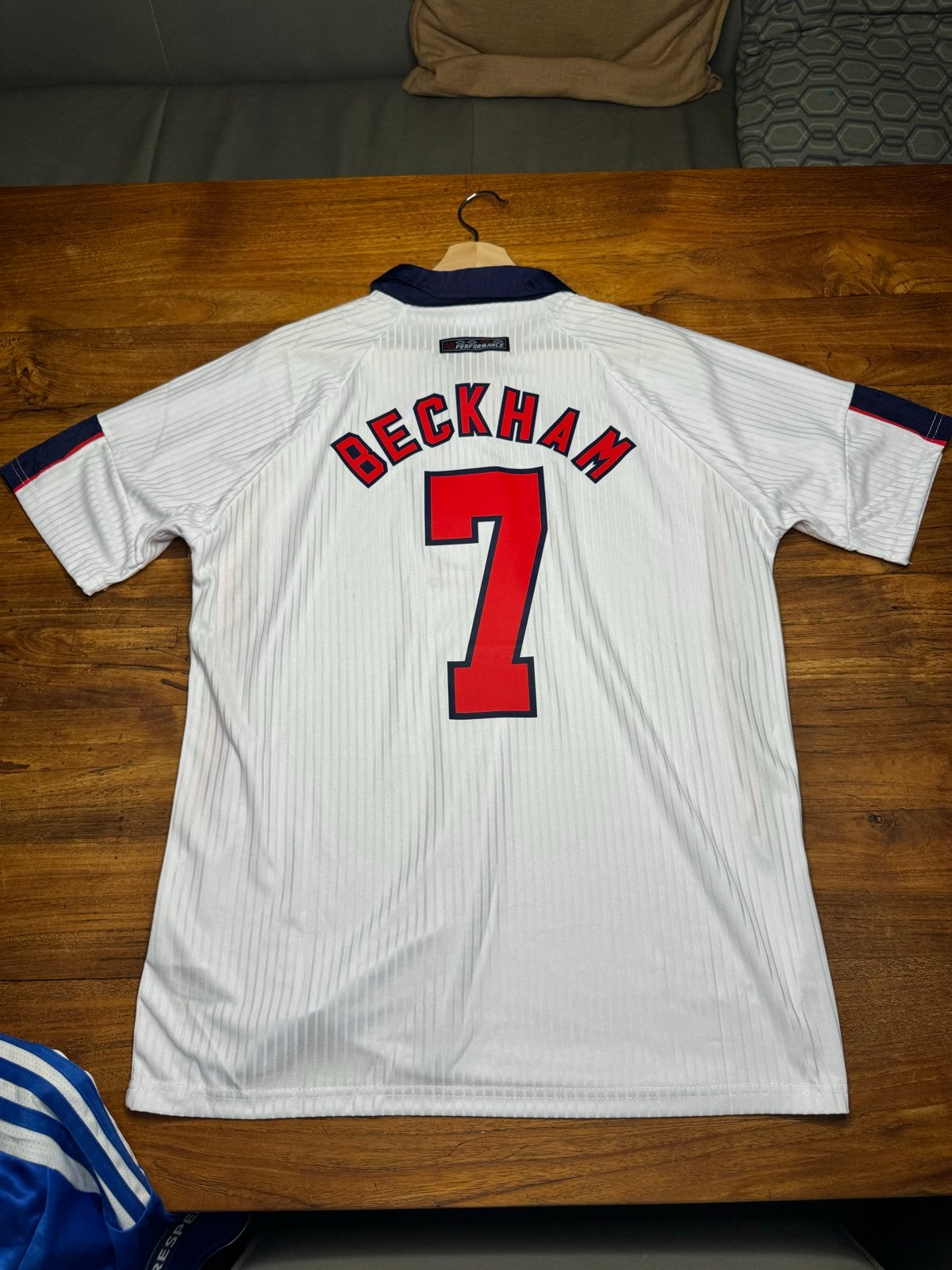 David Beckham Engeland retro shirt - Maat XL - Nieuw!, Kleding | Heren, Sportkleding, Verzenden, Wit, Voetbal, Maat 56/58 (XL)