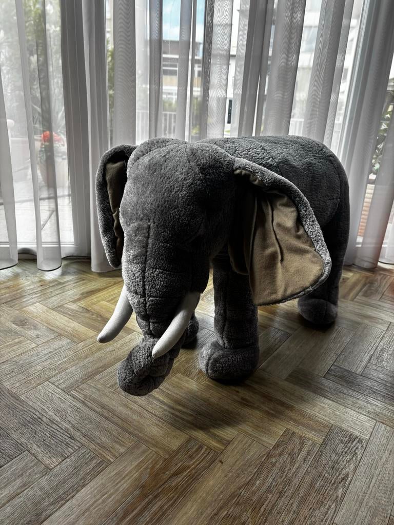 Childhome Knuffel Olifant 60cm - Trendy Jungle Sfeer, Ophalen, Overige merken, Grijs, Nieuw
