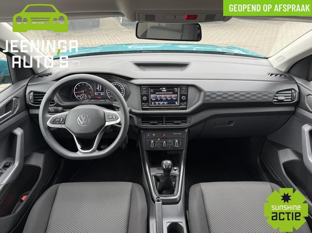 Volkswagen T-Cross 1.0 TSI Life|AppleCarPlay|PDC|Navi, Auto's, Volkswagen, Voorwielaandrijving, Gebruikt, 95 pk, Bedrijf
