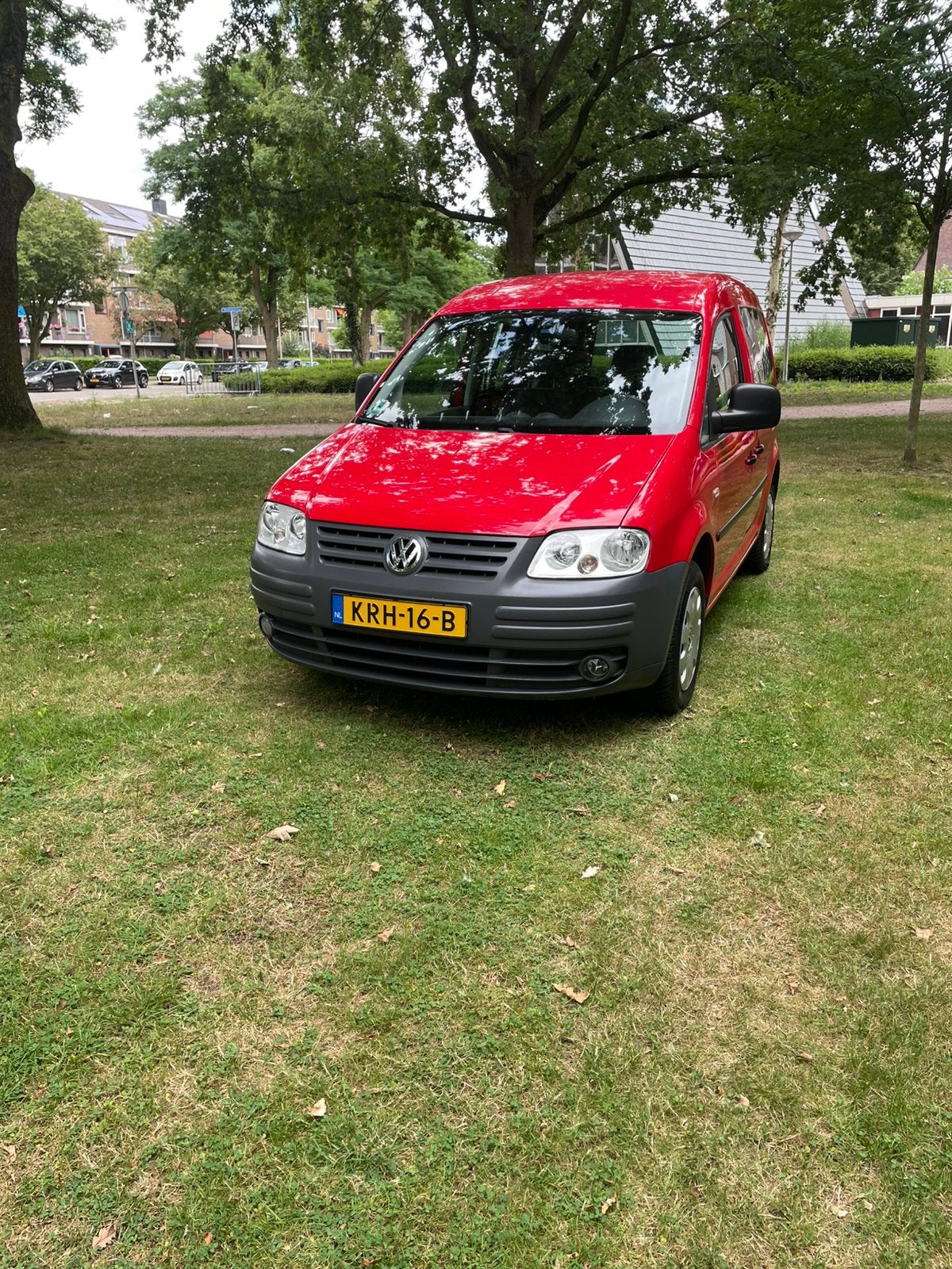 Volkswagen Caddy 1.4 16V Life 59KW Combi 2009 Rood, Stof, 4 cilinders, Volkswagen, 1200 kg