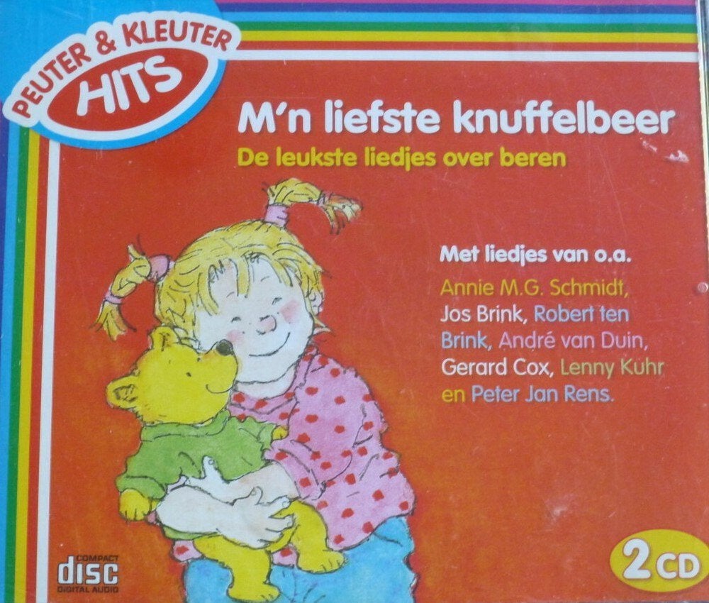 Various - Peuter & Kleuterhits -M'N Liefste Knuffelbeer 2XCD, Ophalen of Verzenden, Zo goed als nieuw, Overige genres, Album