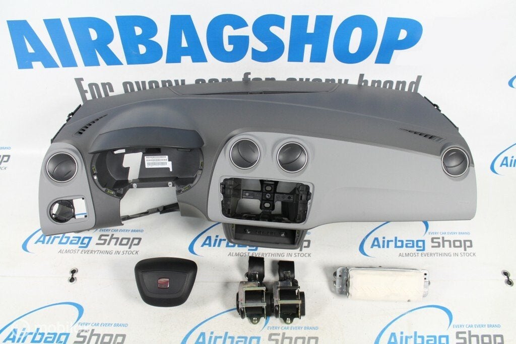 Airbag set - Dashboard grijs Seat Ibiza (6J) (2008-2015), Gebruikt, Ophalen of Verzenden