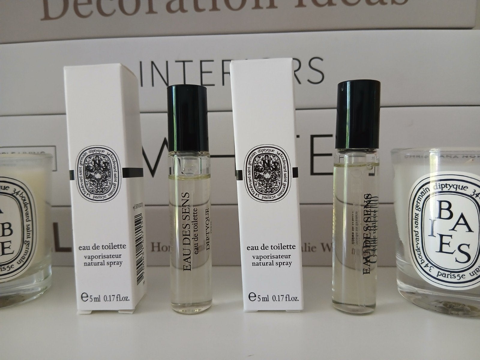 2 x 5 ML Diptyque Eau de Sens e.d.t nu samen €24,99 *niche*, Ophalen of Verzenden, Nieuw