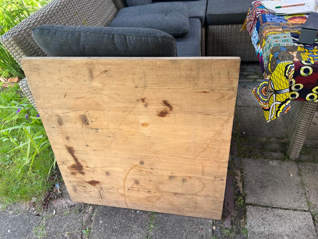 Gratis Grenen blad plaat vb onder bbq of project, Ophalen of Verzenden, Zo goed als nieuw
