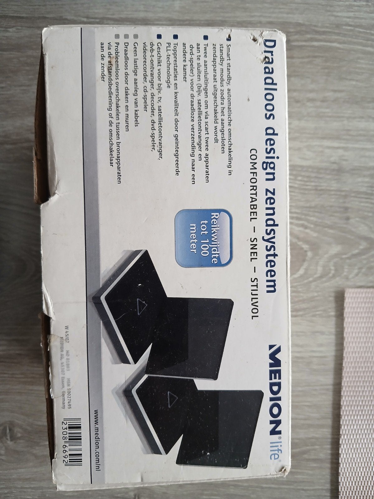Medion Draadloos design zendsysteem - Comfortabel, snel,, Ophalen of Verzenden, Nieuw, Minder dan 2 meter, Overige kabels