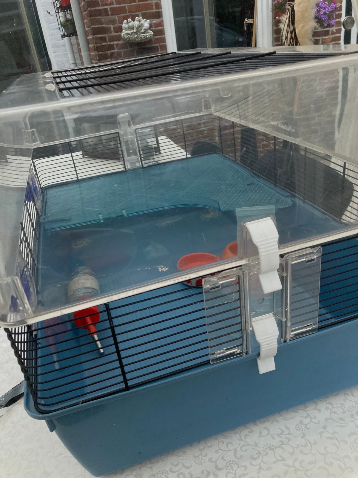 Cavia of hamsterkooi, Dieren en Toebehoren, Knaagdieren en Konijnen | Hokken en Kooien, Kooi, Minder dan 75 cm, Zo goed als nieuw