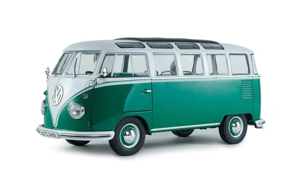 VW Volkswagen T1 Samba, Groen, 1/18, Solido, Solido, Auto, Nieuw, Ophalen of Verzenden