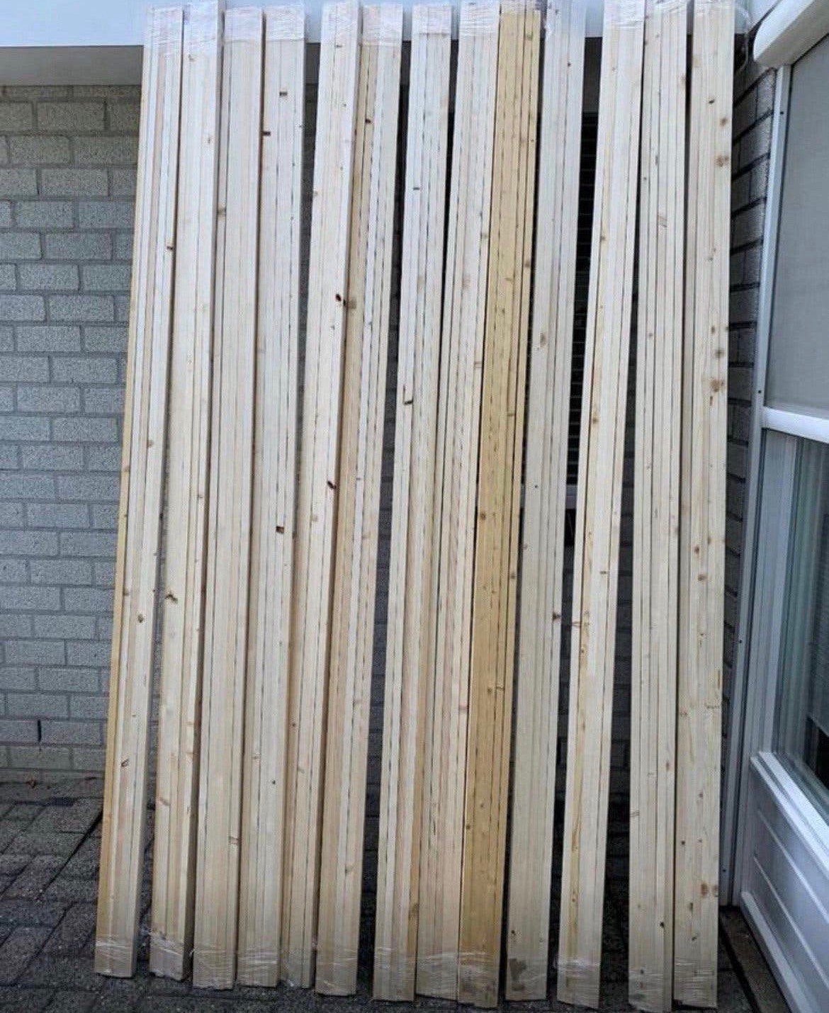 100 vuren latten 240 cm lang, Ophalen, Nieuw, 180 tot 250 cm, Planken