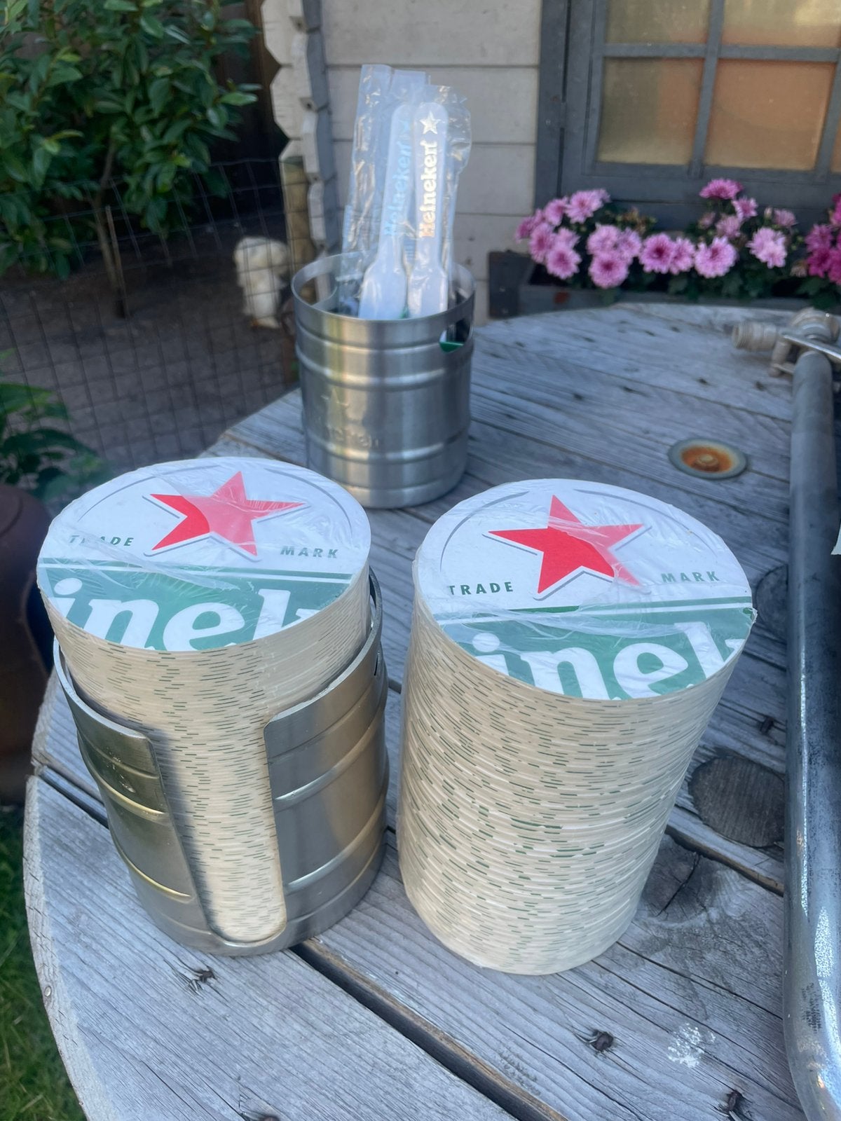 Heineken feest, mancave partyset, verjaardag, verzameling, Ophalen of Verzenden, Zo goed als nieuw, Heineken