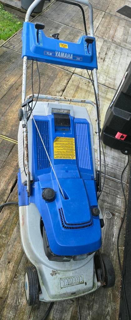 Yamaha YLM 346 Grasmaaier, Tuin en Terras, Ophalen, Cirkelmaaier, Gebruikt, Opvangbak