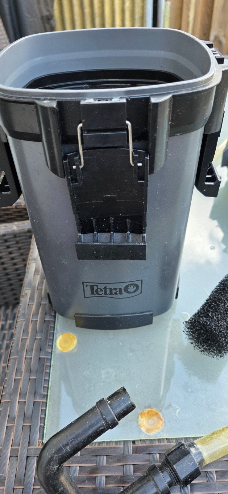 Tetra aquarium buitenfilter compleet, Ophalen, Inclusief slangen, Gebruikt