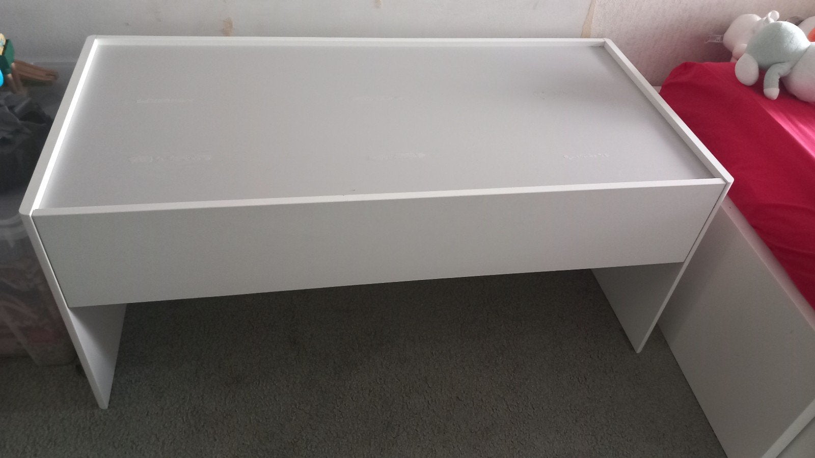 Ikea speeltafel met lade wit, Ophalen, Kunststof