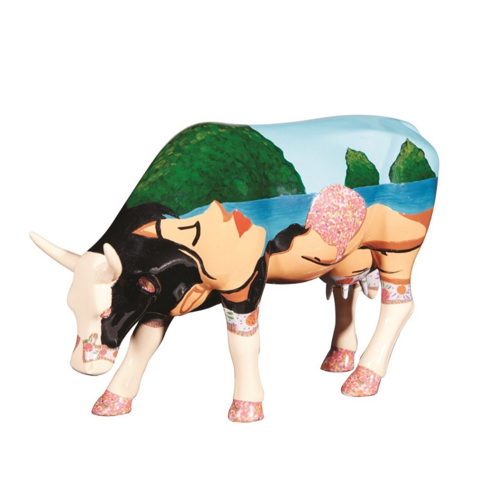 Nieuw Cow Parade koe Fernando de Noronha gratis verzending., Antiek en Kunst, Kunst | Designobjecten, Ophalen of Verzenden, Beeld