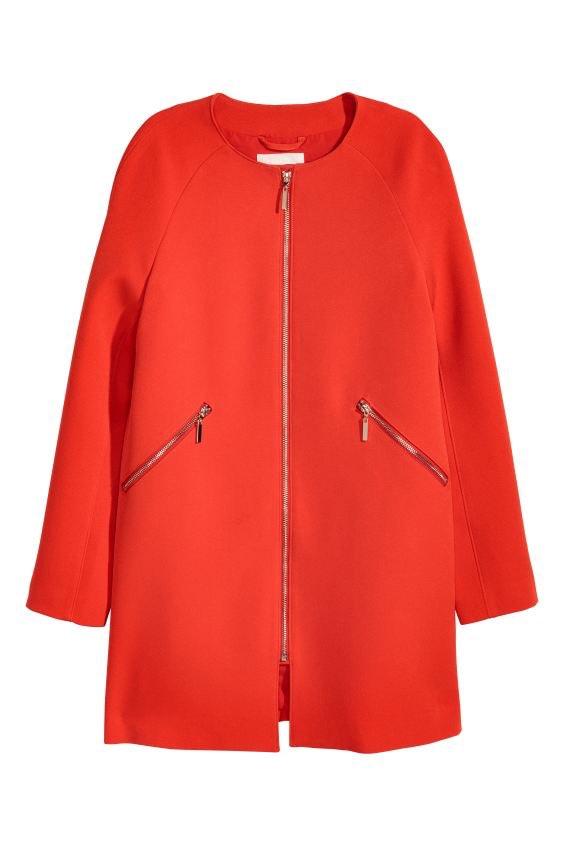 Prachtige rode jas van H&M maat 38 voor binnen en buiten!, Maat 38/40 (M), H&M, Ophalen of Verzenden, Zo goed als nieuw