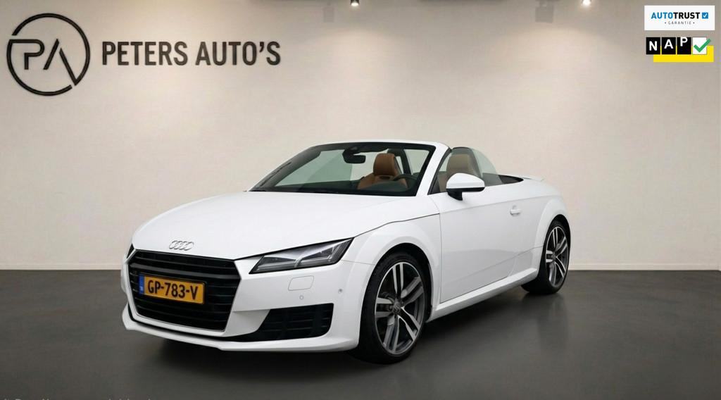 Audi TT Roadster 2.0 TFSI Pro Line + B&O/Led/Leder/Virtual/S, Gebruikt, Euro 6, 4 cilinders, Wit