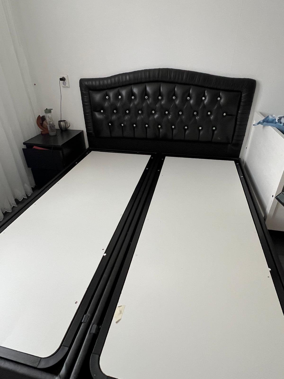 Opbergbed 160x200 cm + matras inclusief, Ophalen, Zo goed als nieuw, Tweepersoons, 160 cm