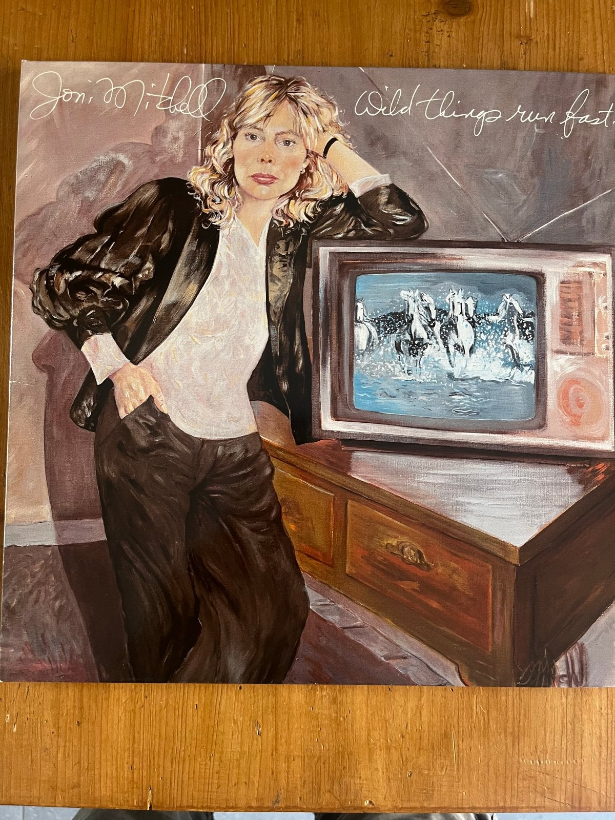 Joni Mitchell - Wild Things Run Fast LP (1982), Ophalen, Zo goed als nieuw