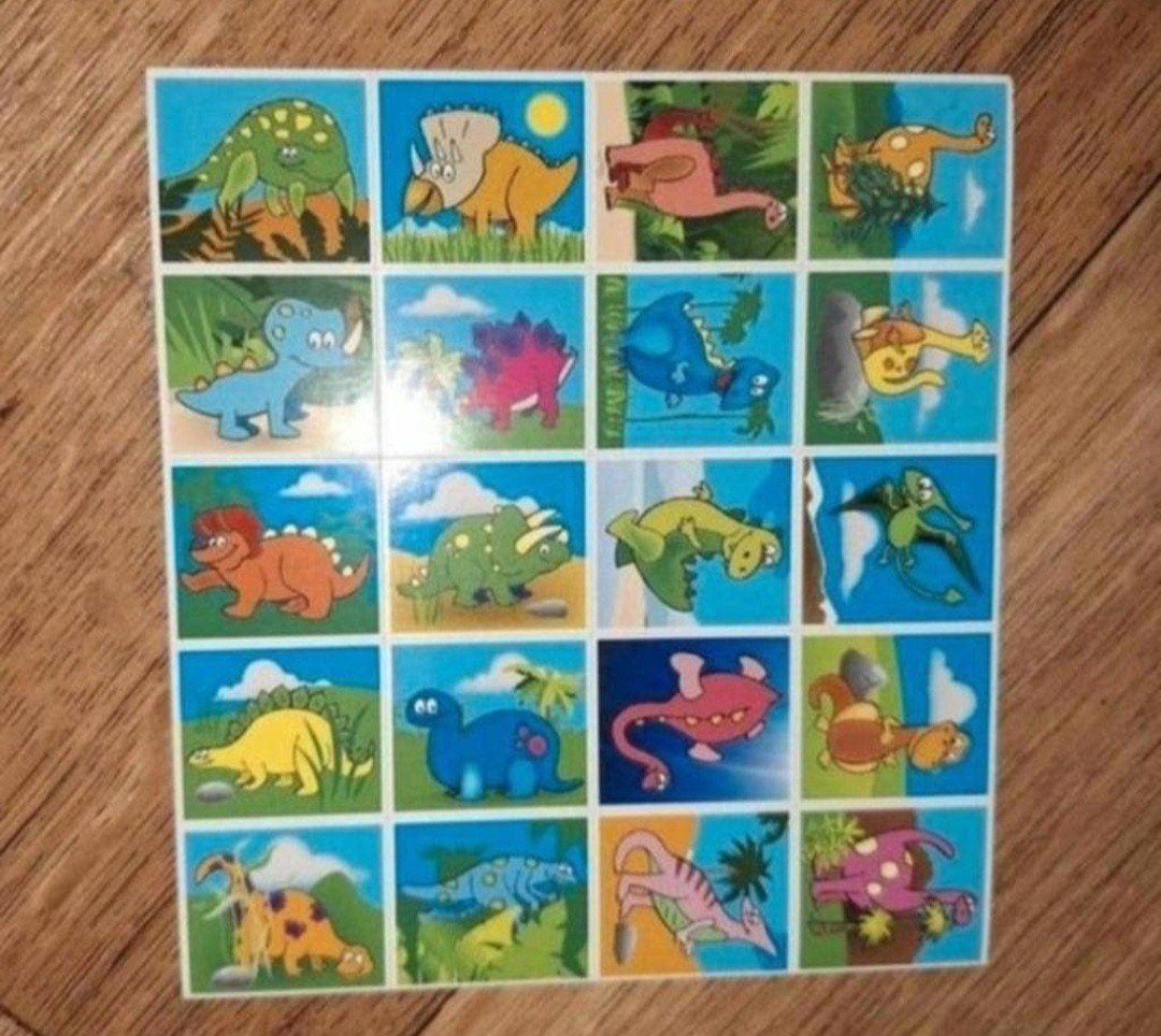 Dinosaurus stickers - set van 20 verschillende dino's, Verzamelen, Ophalen of Verzenden, Nieuw, Overige typen