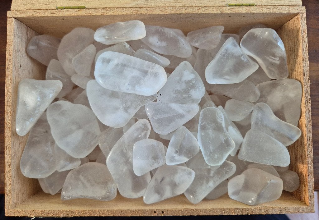 trommelsteentjes kwarts 0,975 kilo, Verzenden