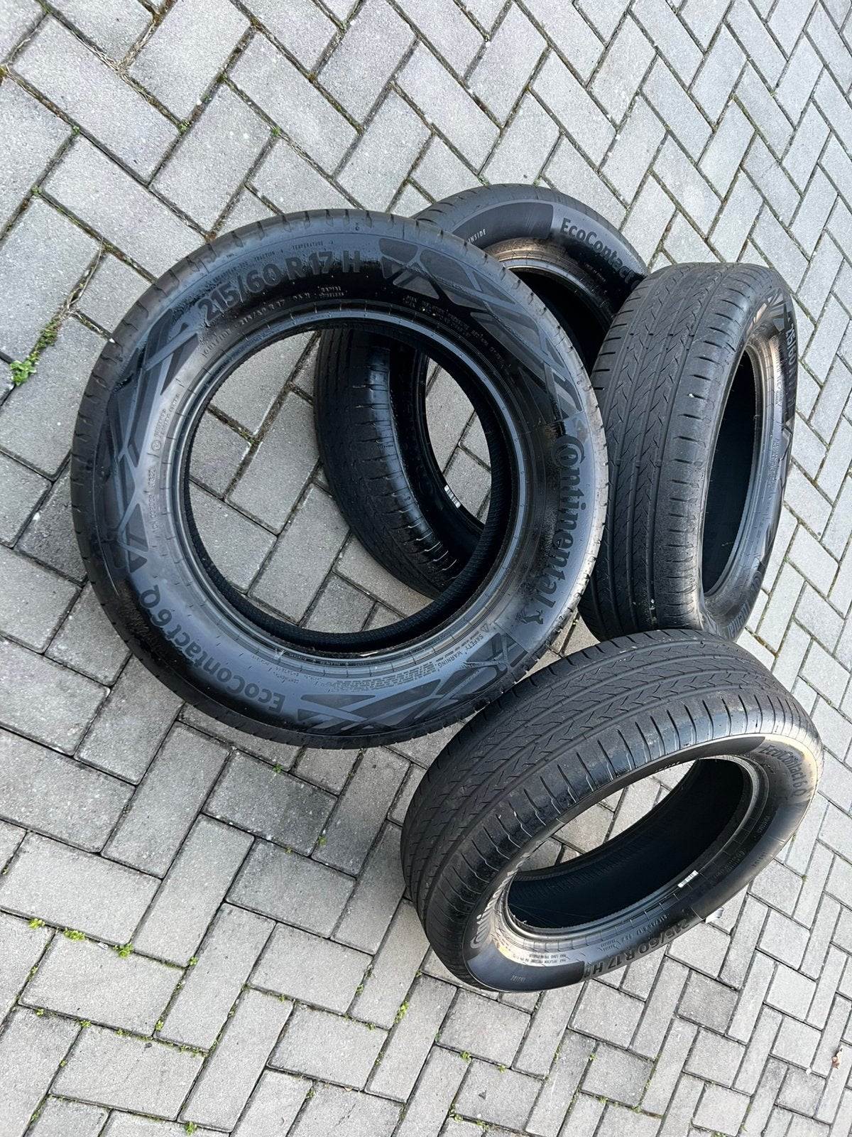 Zomerbanden 215/60R17 continental 6mm, Auto diversen, Wieldoppen, Ophalen of Verzenden, Nieuw
