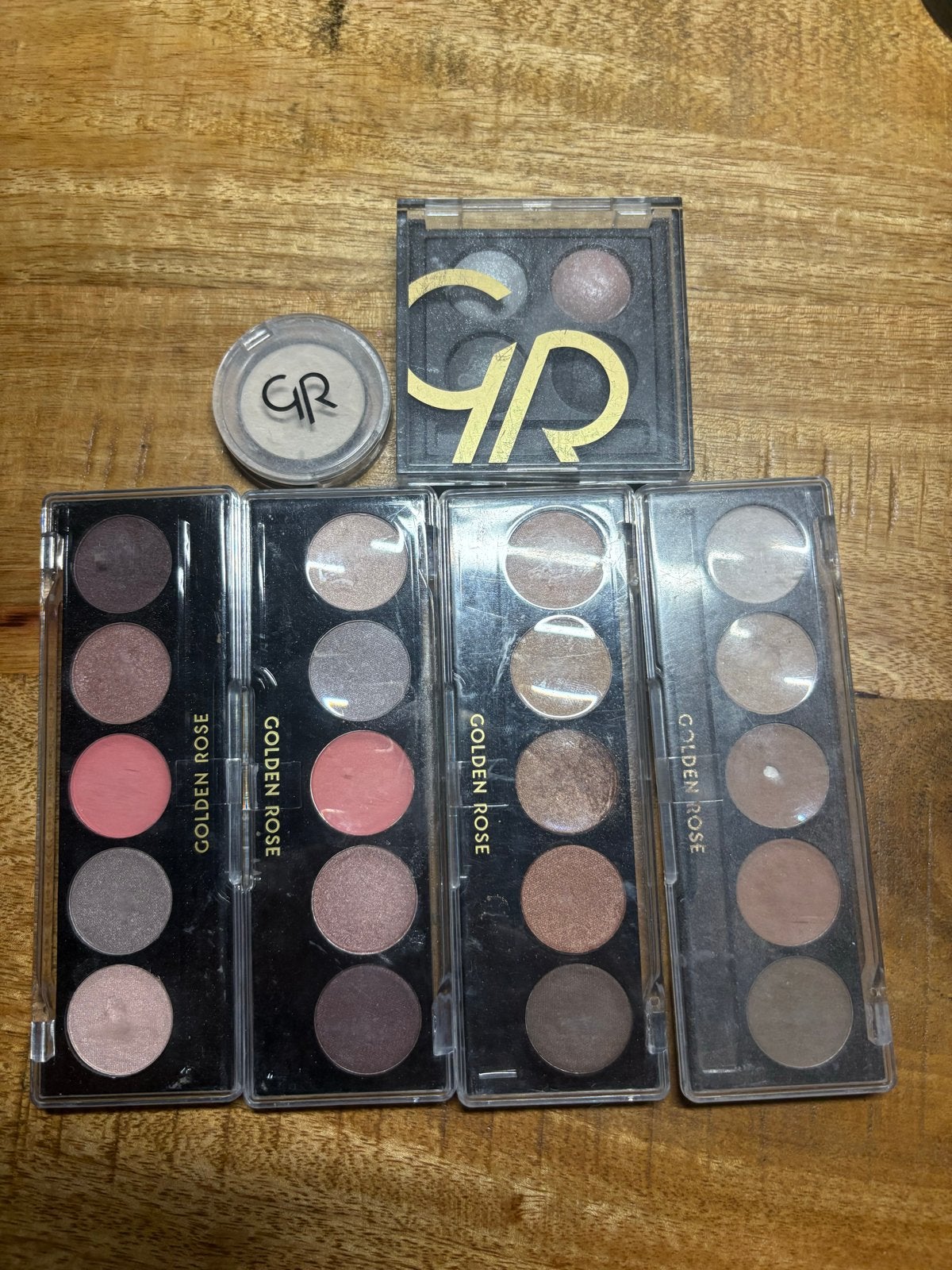 Golden Rose Oogschaduw Paletten en Losse Oogschaduw, Gebruikt, Ophalen of Verzenden, Make-up, Overige kleuren