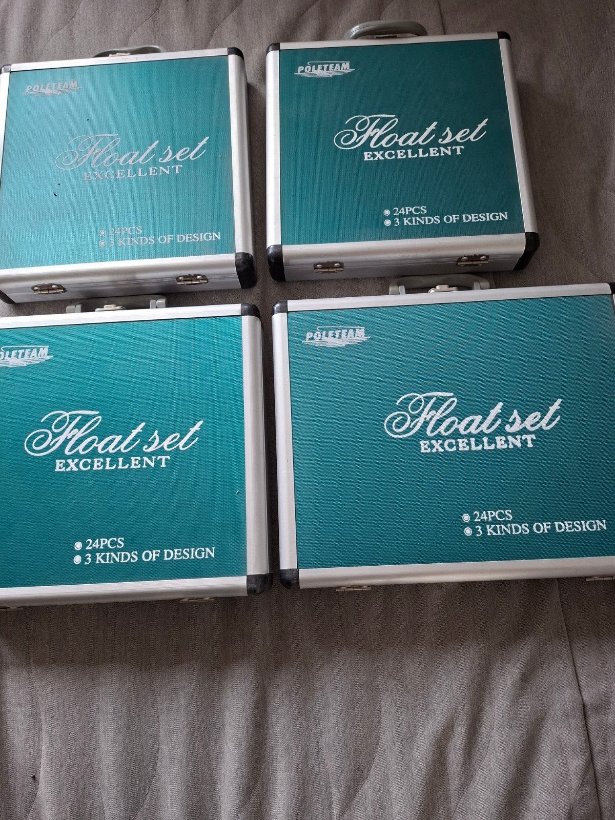 Nieuwe dobberset in 4 koffers - Float Set Excellent, Ophalen of Verzenden, Nieuw, Dobber of Lood